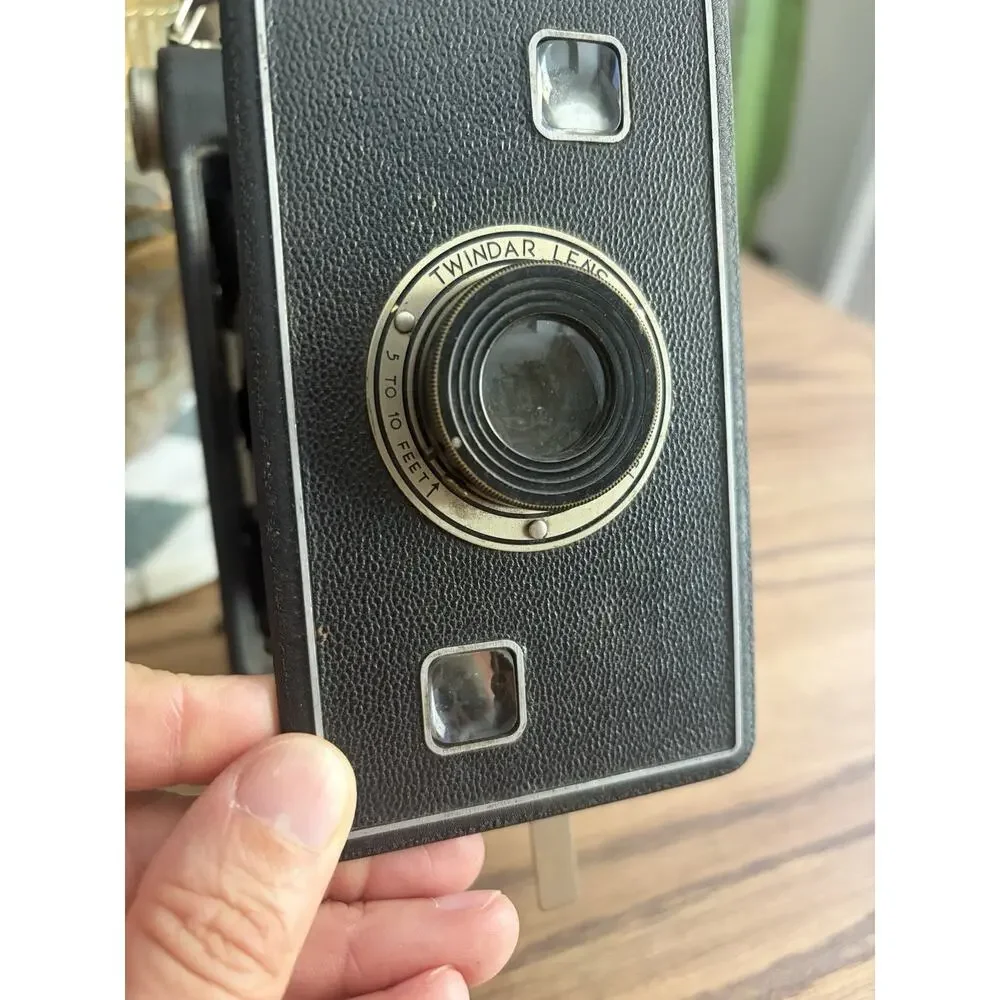 Antique Kodak Jiffy Six-16 Series II Vintage Folding Camera with Twindar Lens